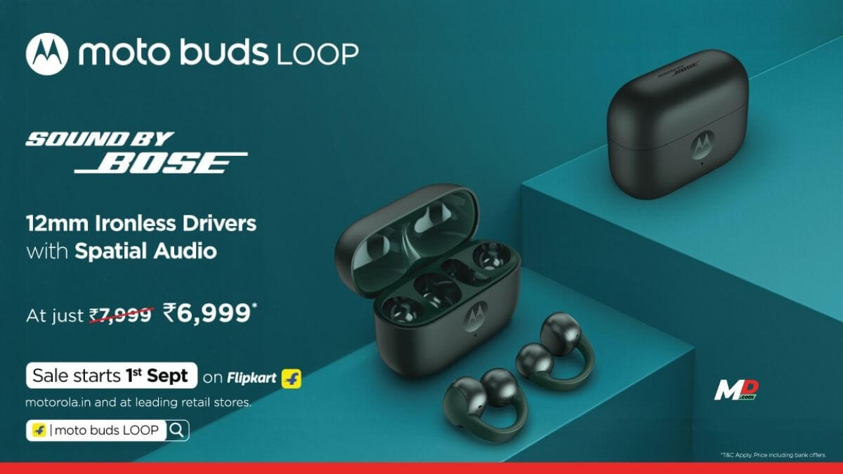 Motorola Launches Moto Buds LOOP and Moto Buds BASS in India – Delivering Segment-Leading Audio, Smart Features, and Stylish Design at ₹6,999* and ₹1,999 Respectively 