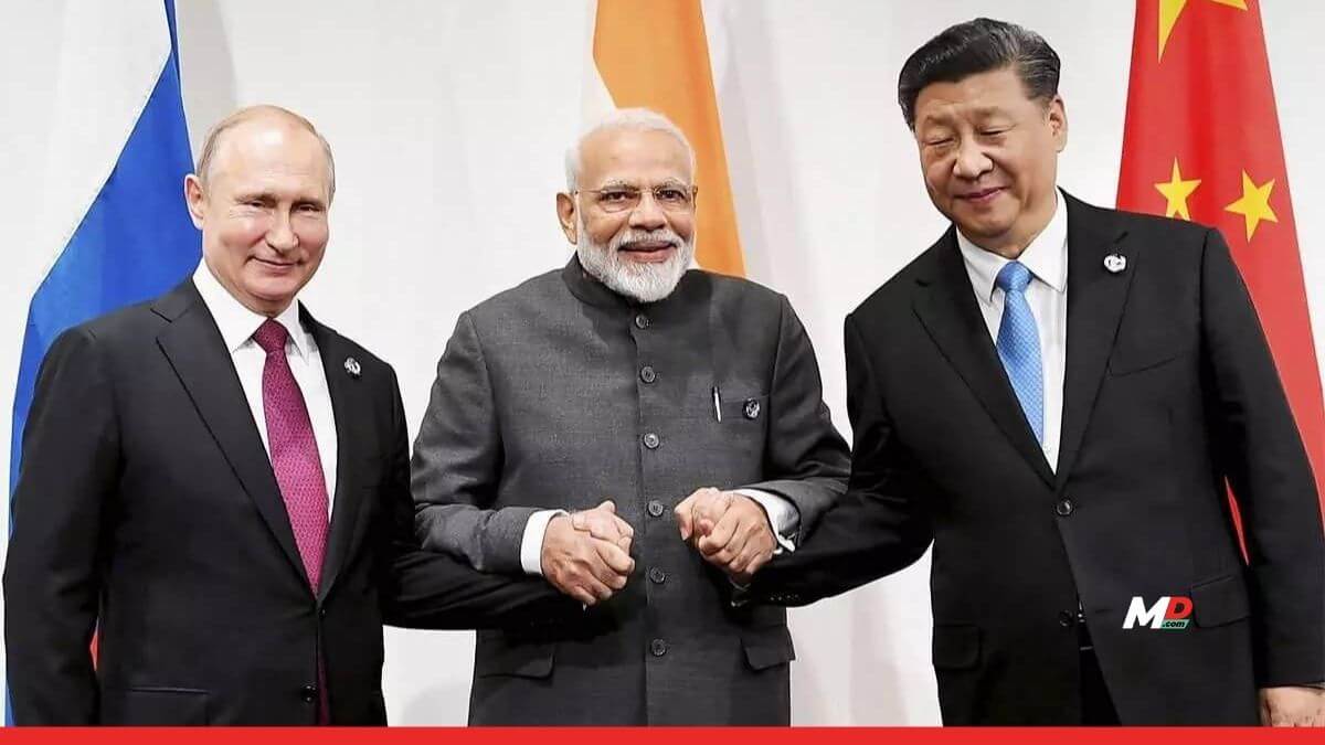 Modi Shores Up Ties With China, Russia in Defiance of Trump 