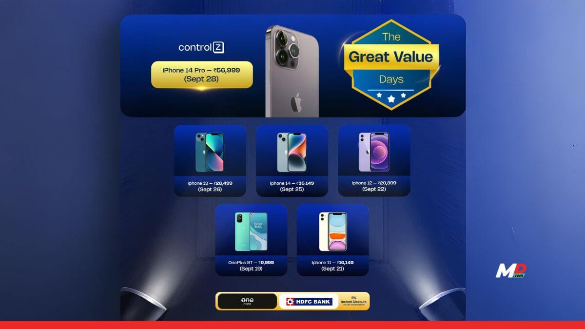 ControlZ Unveils the Great Value Days: India’s Annual Festival of Iconic Tech Ownership 