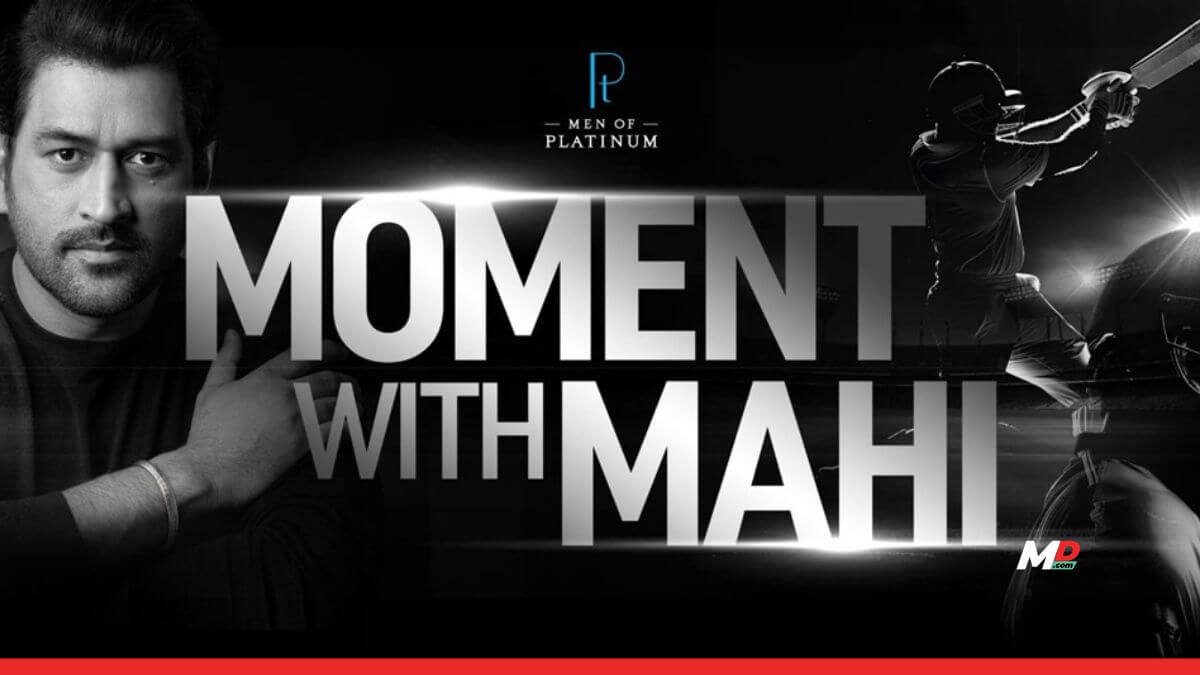MEN OF PLATINUM LAUNCHES #MOMENTWITHMAHI — A ONCE-IN-A-LIFETIME OPPORTUNITY FOR FANS TO MEET MS DHONI 