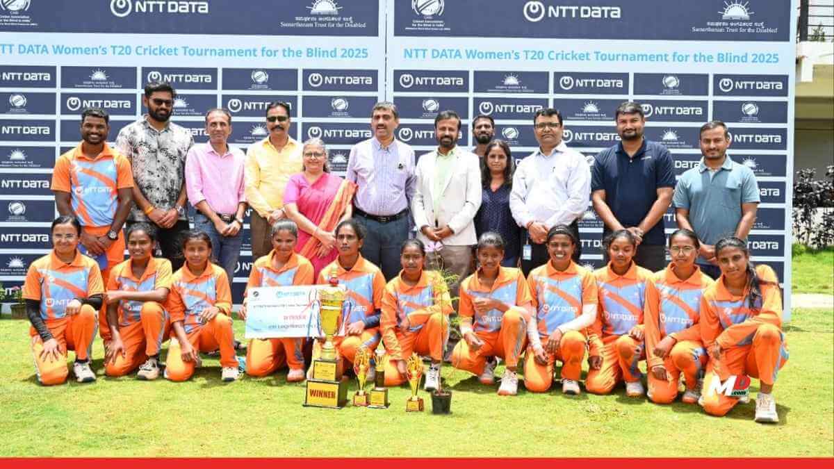 India Orange Lifts the NTT DATA Women’s T20 Cricket Tournament for the Blind 2025 