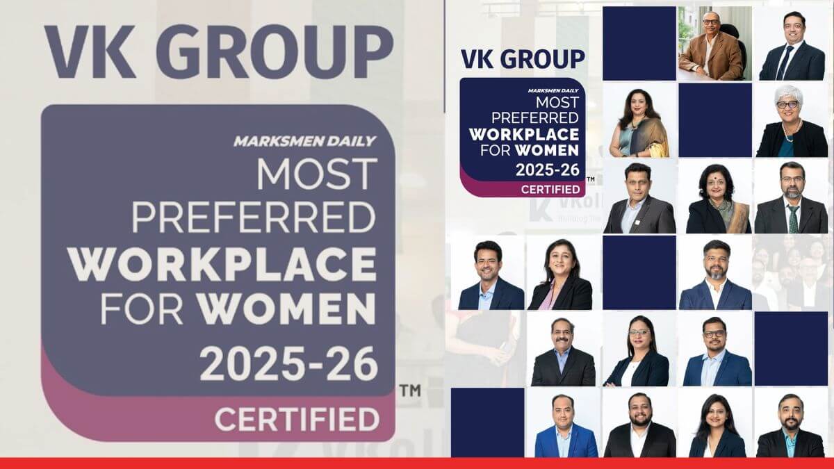 VK Group Wins “Most Preferred Workplace for Women 2025–26”