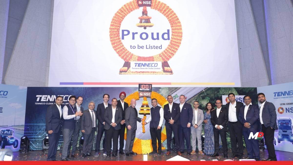 Tenneco Clean Air India makes strong market debut