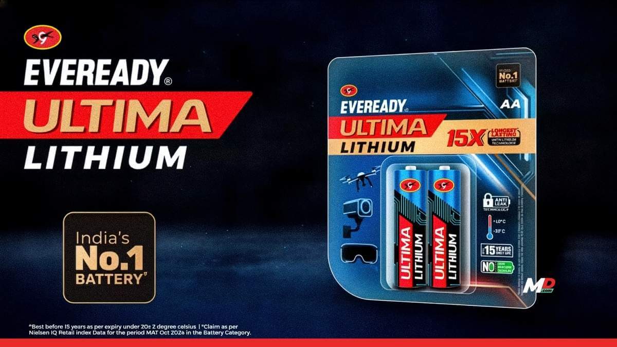 Eveready Launches Ultima Lithium Battery Range for Devices