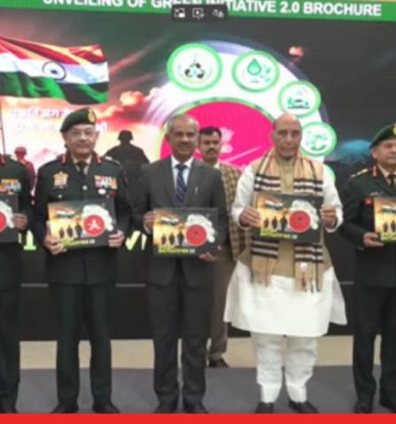 Hon’ble Defence Minister Shri Rajnath Singh inaugurates NTPC’s 3.7 MW Solar Plant at Chushul, Ladakh 