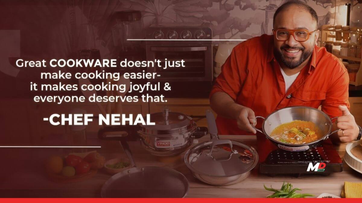 Vinod Intelligent Cookware Onboards Chef Nehal Karkera as Brand’s Digital Ambassador, Betting Big on Creator-Led Marketing 