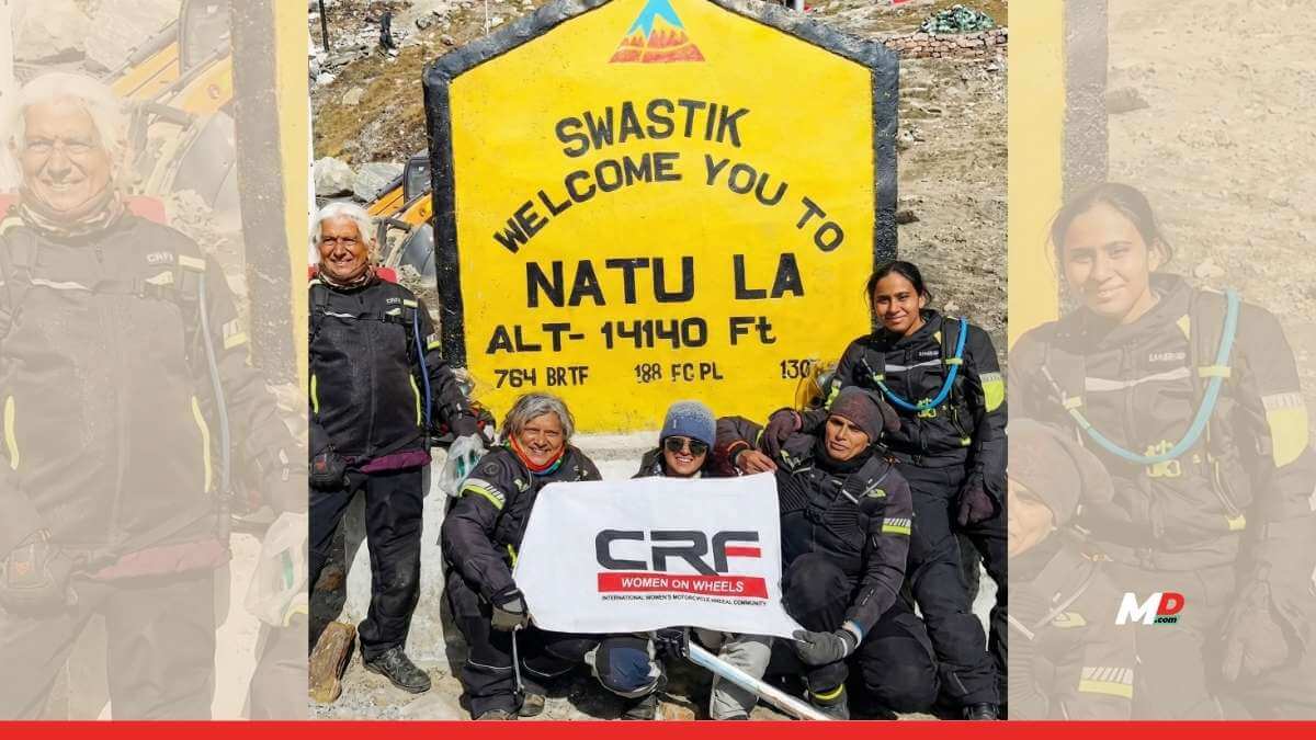 5 intrepid women bikers conquer Nathu La pass