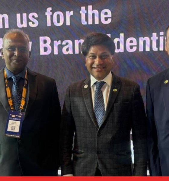 (Left to right) Rajesh Panicker, Co-founder and COO, Kale Logistics Solutions, Amar More, Co-founder and CEO, Kale Logistics Solutions, and Vineet Malhotra, Co-founder and Director, Kale Logistics Solutions, pictured at Air Cargo India.