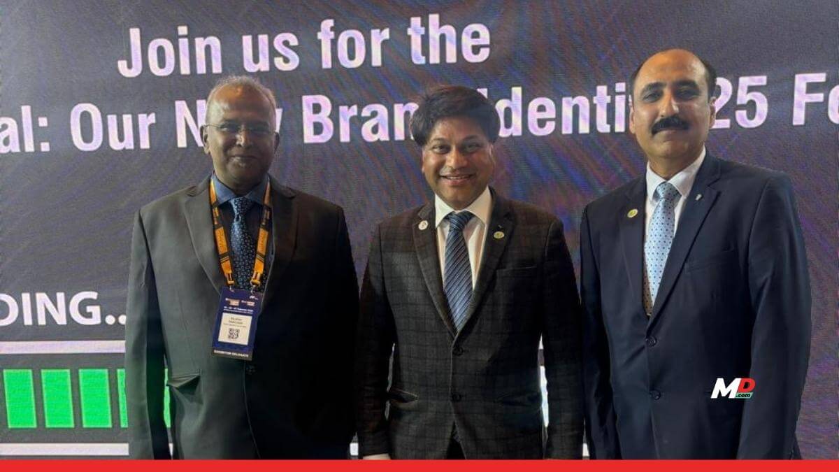 (Left to right) Rajesh Panicker, Co-founder and COO, Kale Logistics Solutions, Amar More, Co-founder and CEO, Kale Logistics Solutions, and Vineet Malhotra, Co-founder and Director, Kale Logistics Solutions, pictured at Air Cargo India.