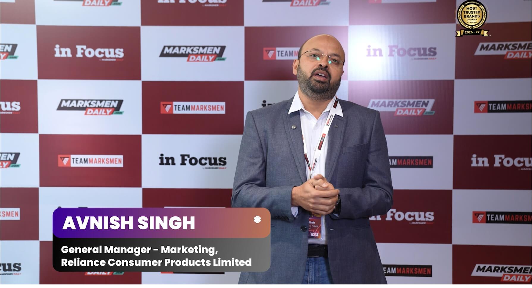 Avnish Singh, General Manager - Marketing, Reliance Consumer Products ...