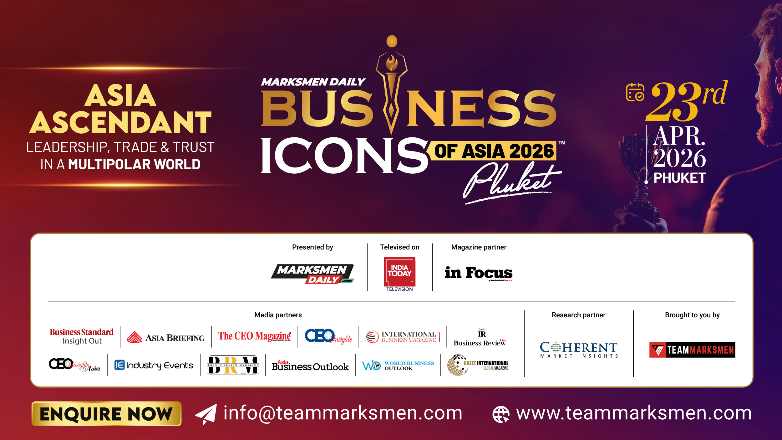 Business Icons of Asia 2026: A Landmark Celebration of Leadership and Regional Excellence