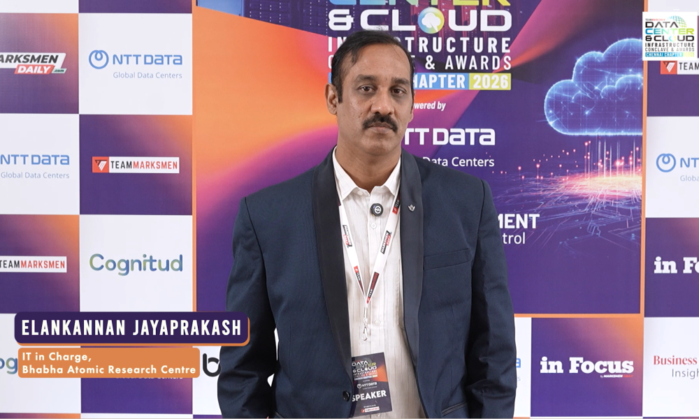 Elankannan Jayaprakash, IT In Charge, Bhabha Atomic Research Centre (BARC)