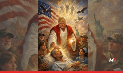 Netizens spotted Jeffrey Epstein in Trump's AI Jesus post 