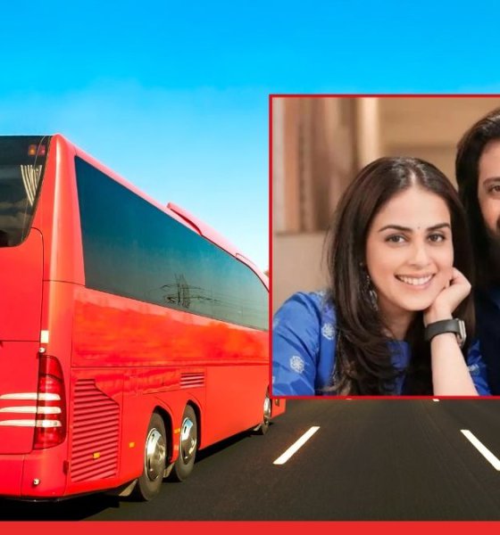 Riteish, Genelia lead ST Red Bus safety drive