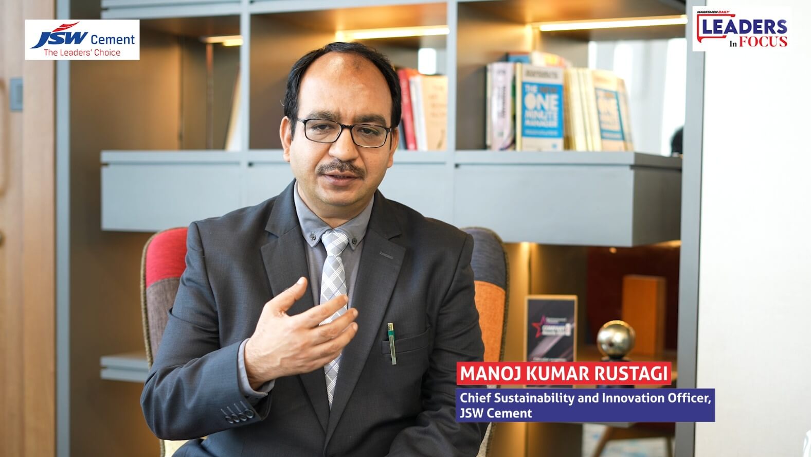 Manoj Kumar Rustagi in focus at JSW Cement