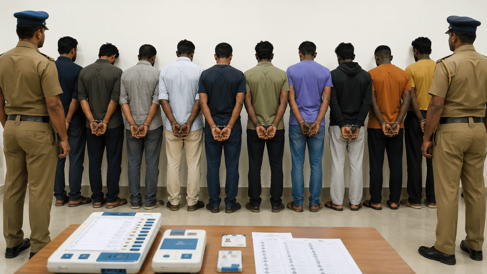 10 foreign nationals held for illegal voting