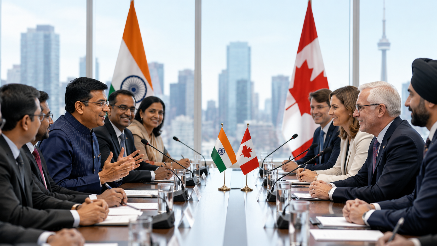 India Canada Economic Ties Get Fresh Push as Piyush Goyal Leads Largest Ever Indian Business Delegation to Canada