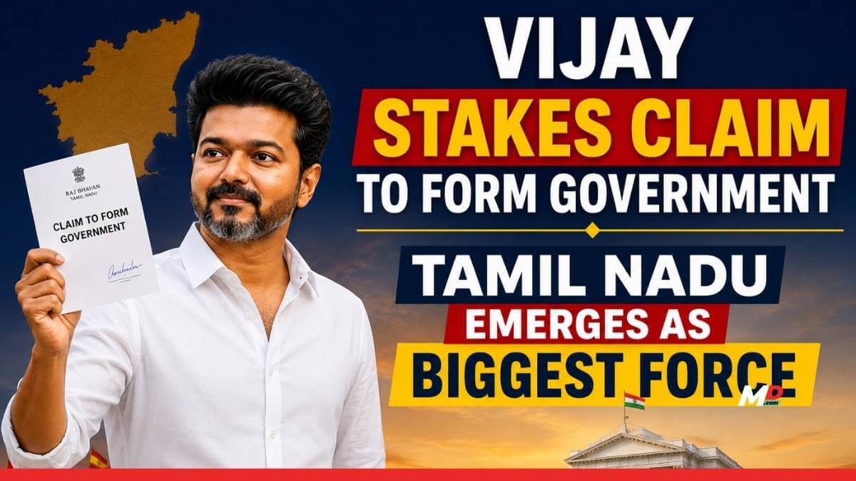 Vijay stakes claim to form Tamil Nadu government