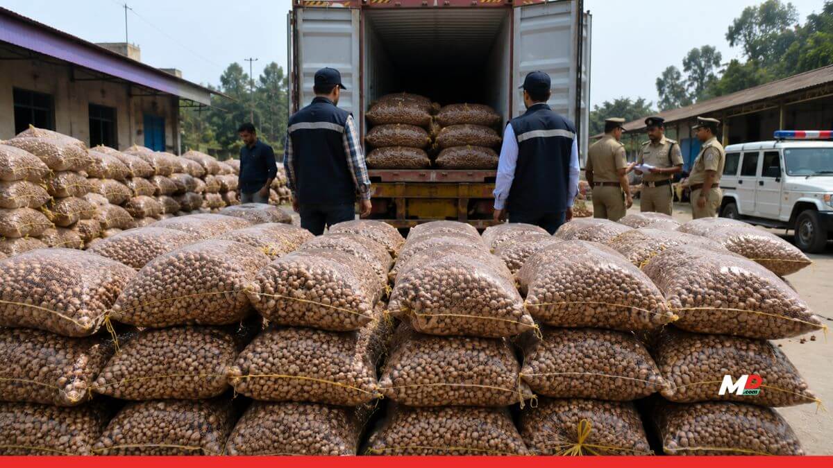 DRI seizes 60,000 kg smuggled areca nuts