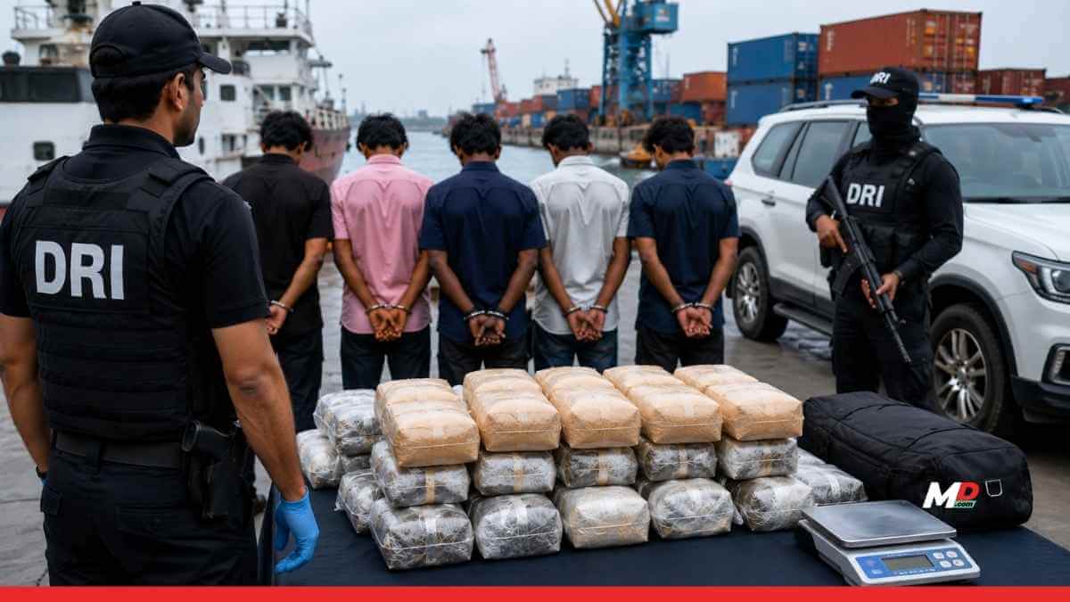 DRI Seizes 24 kg Drugs in Kerala, Five Arrested