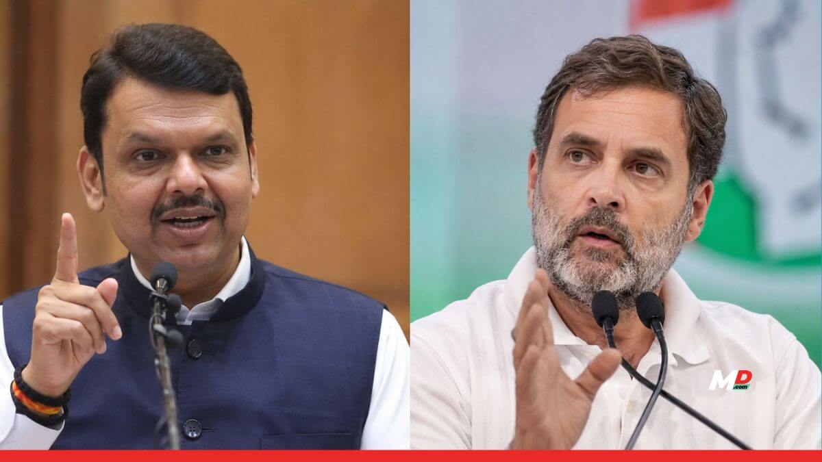 Devendra Fadnavis hits back at Rahul Gandhi