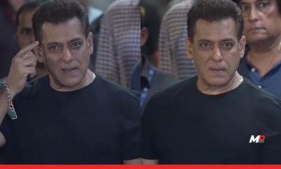 Salman Khan reacts to paparazzi outside hospital