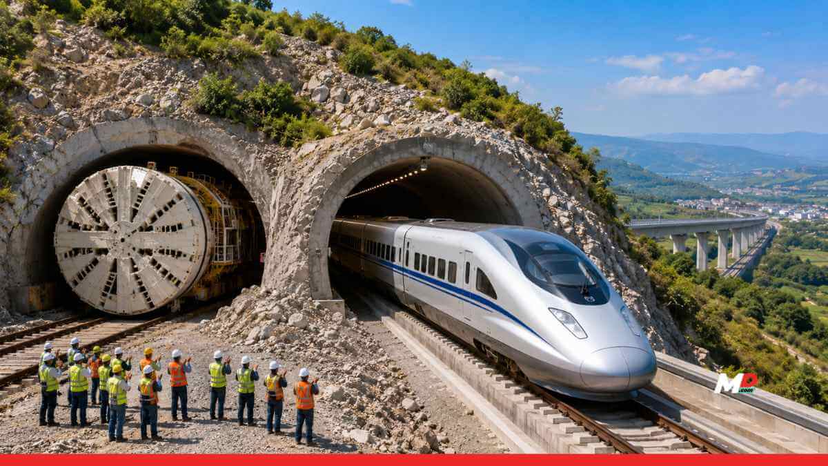 Mumbai-Ahmedabad Bullet Train Hits Tunnel Milestone