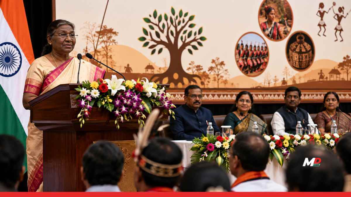 President Murmu Opens Tribal Development Conclave