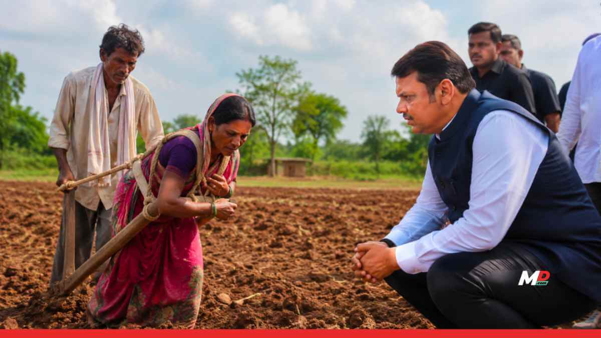 CM Fadnavis Aids Latur Farmer After Viral Video