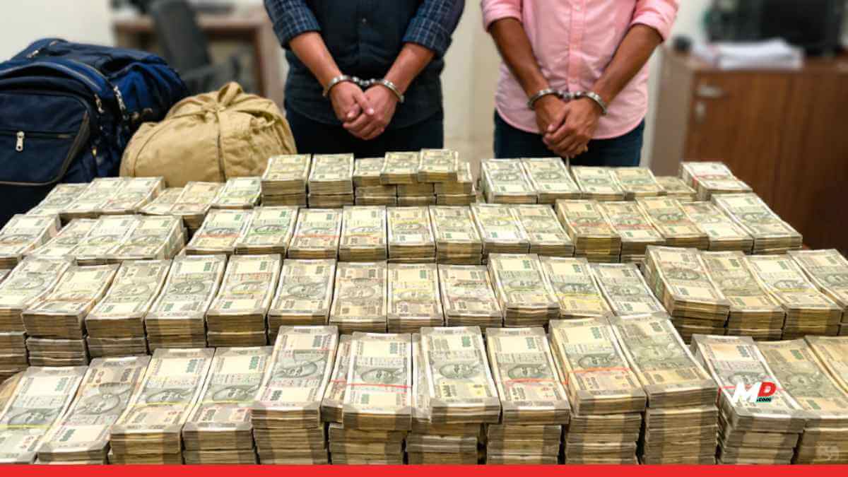 ₹1.44 Crore Seized from Bengal School, Two Held