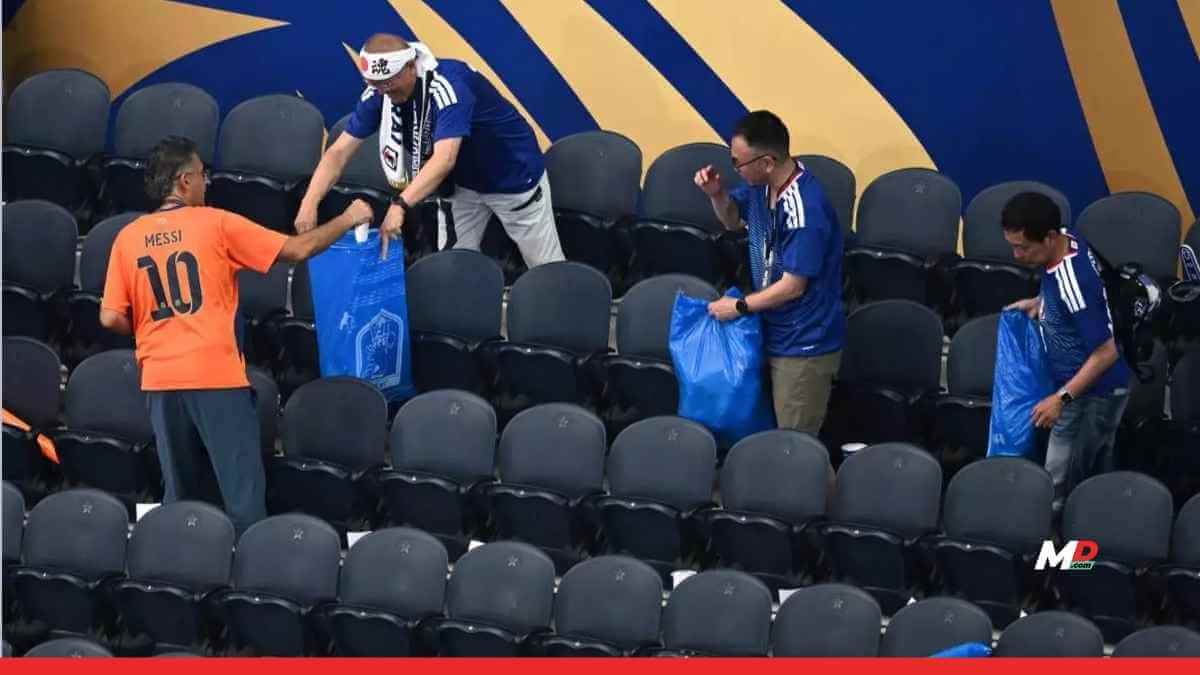 Japanese Fans Win Hearts After Draw With Netherlands