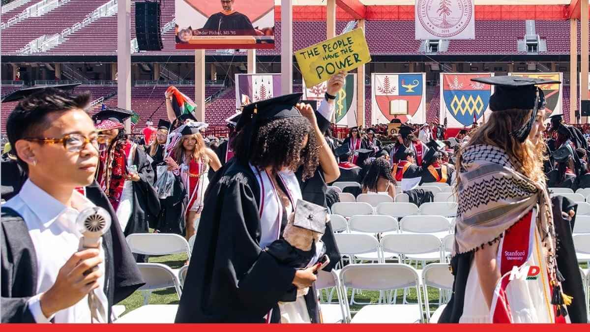 Stanford Students Walk Out During Pichai Speech