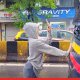Here’s the tale of a lone protestor who stopped the cops in their tracks