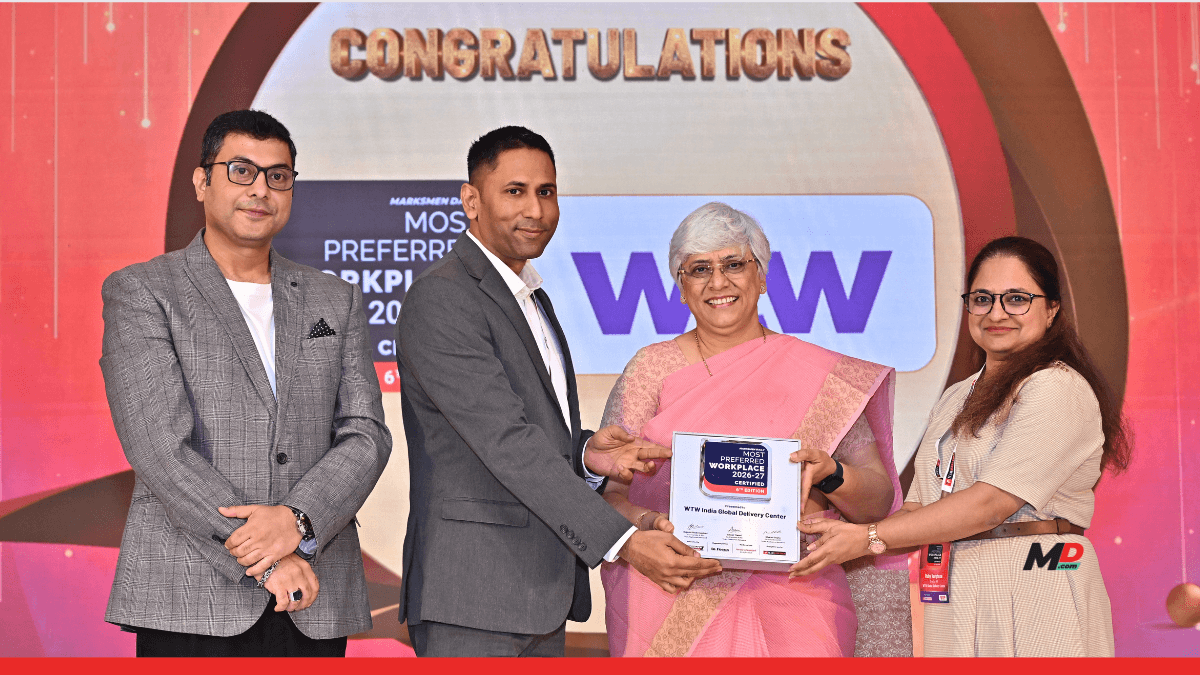 What are the key actions WTW India Global Delivery Center is taking to create and sustain a culture of workplace excellence?