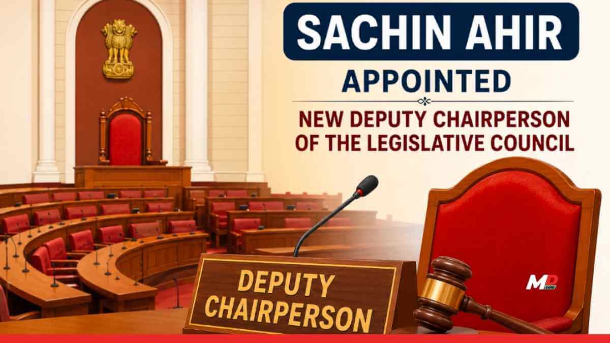 Sachin Ahir Appointed Legislative Council Deputy Chairperson