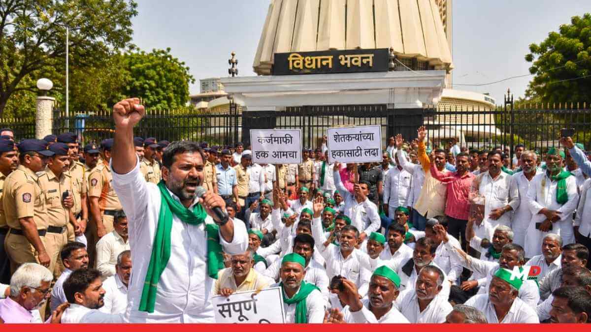 Ravikant Tupkar Arrested During Vidhan Bhavan Protest