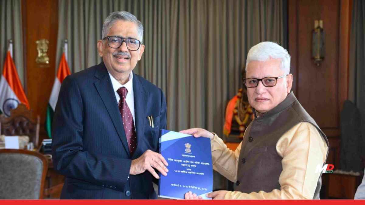 State Lokayukta Submits 2025 Report to Maharashtra Governor