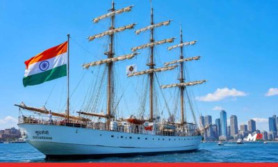 INS Sudarshini Departs Boston After Sail250 Visit