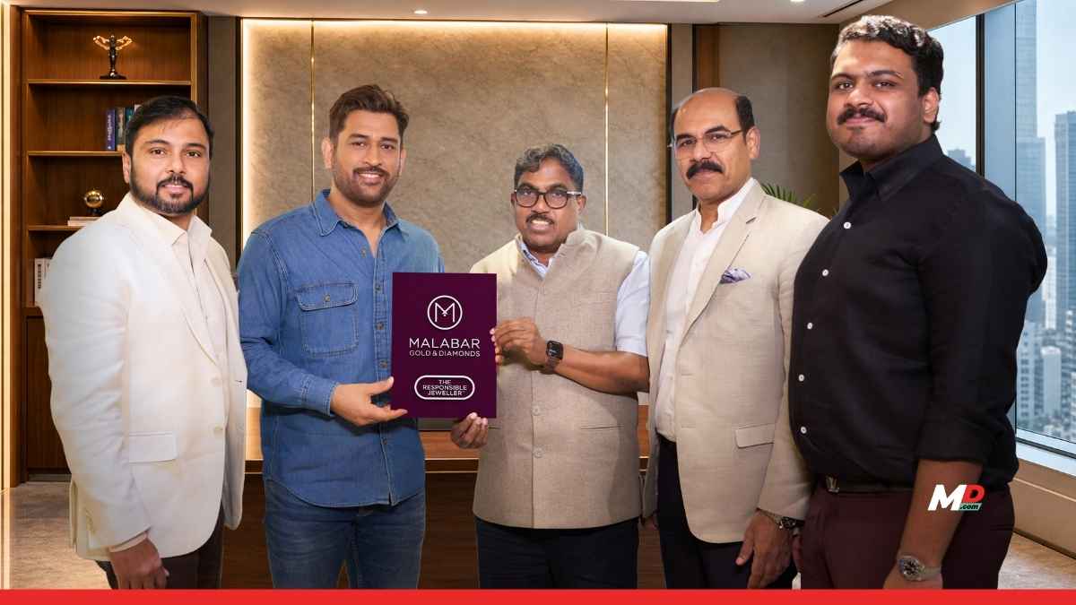 MS Dhoni Becomes Malabar Gold & Diamonds Ambassador