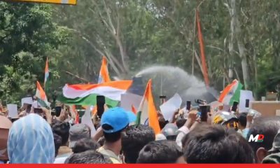 Jharkhand police use water cannons, lathis against protesting students