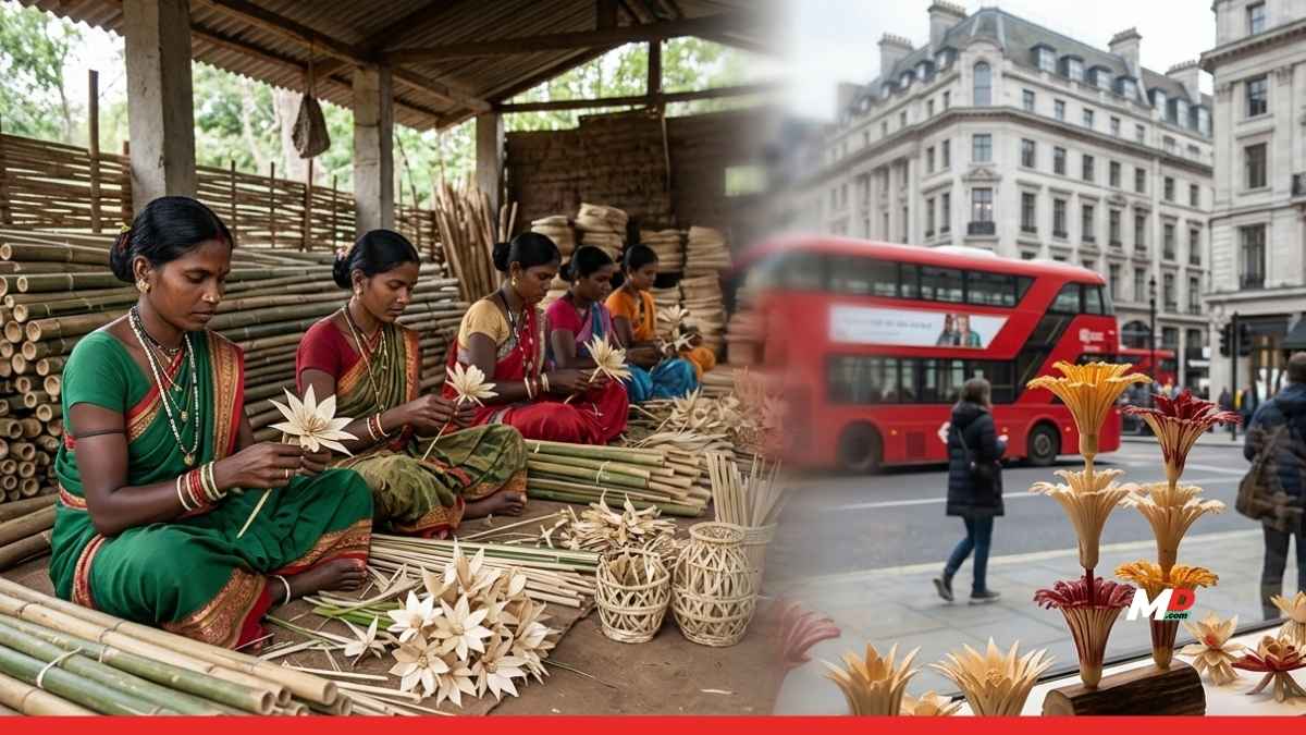 Gadchiroli’s Bamboo Flowers Reach London: Tribal Women’s Craft Finds Global Market
