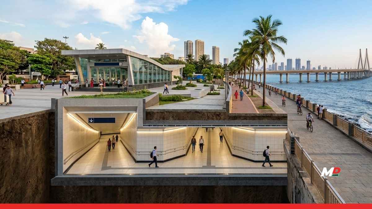 Underground Pedestrian Passage Linking Nehru Science Centre Metro Station to Worli Promenade Approved