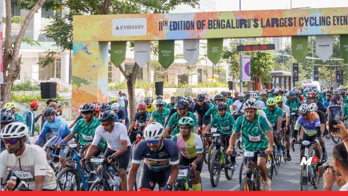 Over 1,700 Cyclists Come Together at Embassy Manyata for the 11th Edition of Embassy Pedal for the Planet 