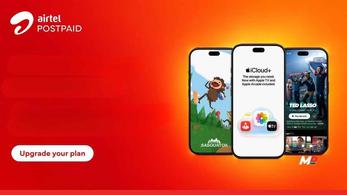 Airtel Adds Apple iCloud+, TV and Arcade to Postpaid Plans