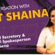 Smt. Shaina NC, National Secretary & National Spokesperson, Shiv Sena